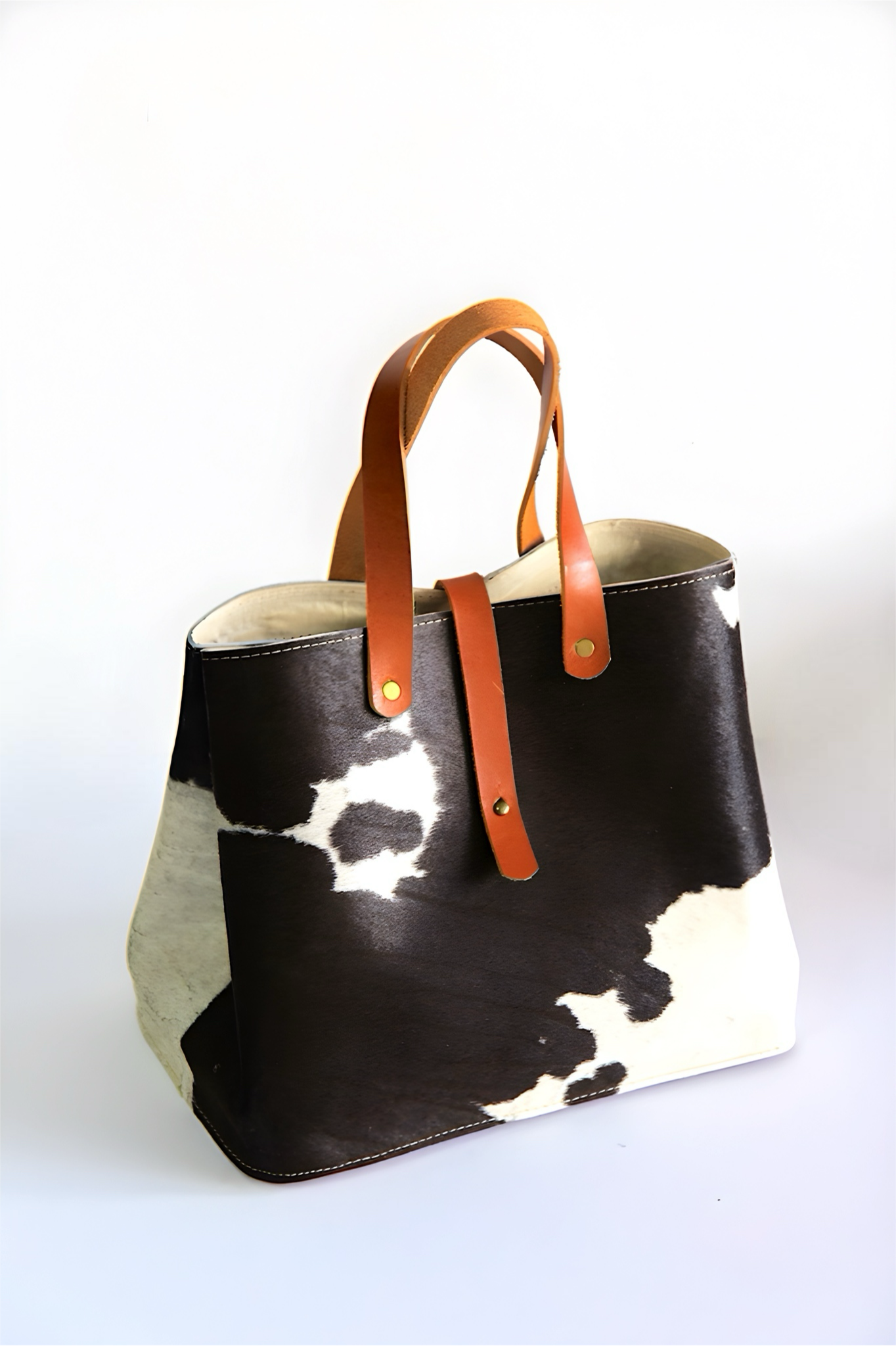 Mini Dominga pelo blanco y negro