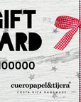 Tarjeta de Regalo Cueropapel&tijera